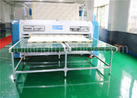 3 Phase Bedding Textile Mattress Cutting Machine Touch Screen Stainless Blades