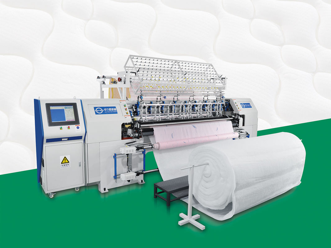 4kw Industrial Quilting Machine 3300mm Width Mattress Manufacturing Equipment