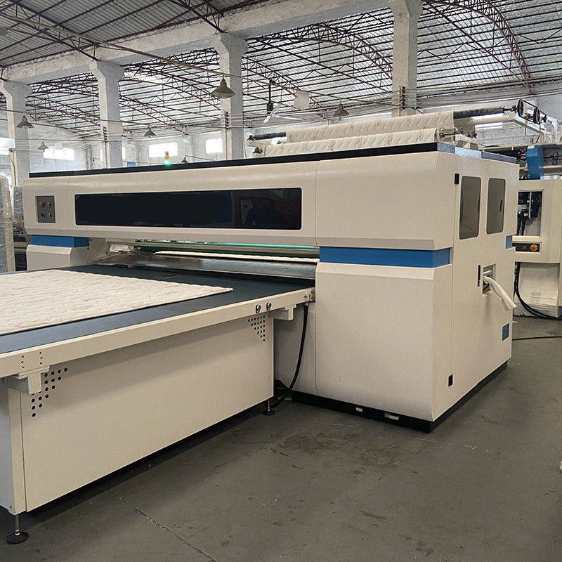 Touch Screen Hemming Mattress Production Machinery 10KW 380V 50Hz