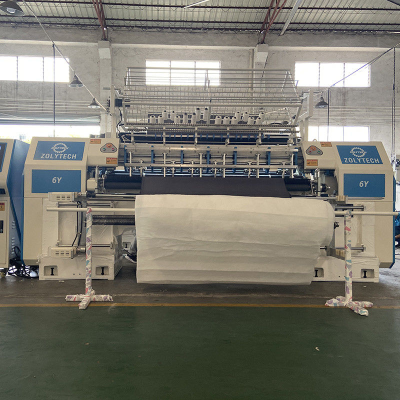 Commputerized Quilting System Automatic Multi Needle Quilting Machine  500-1100rpm Shuttle Machine 4.0KW