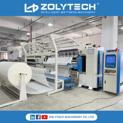 350 Mph Mattress Quilting Machines 2450mm Sewing Wide ISO Certified