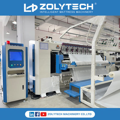 80mm Max Mattress Quilting Machine Panasonic System Bedding Manufacturing