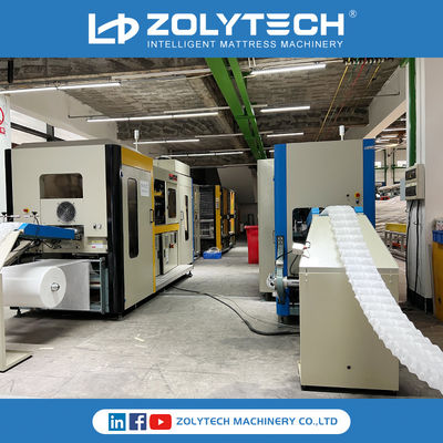 Computerized Pocket Spring Production Line Pocket Spring Coiling Machine 380V 220V ZLT-PSD180 180pcs / Min