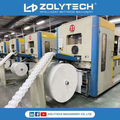 Automatic Pocket Spring Production Line For Mattress Net 180pcs/Min