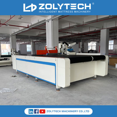 ZOLYTEH High Speed Mattress Tape Edge Machine Auto Flipping For Sale