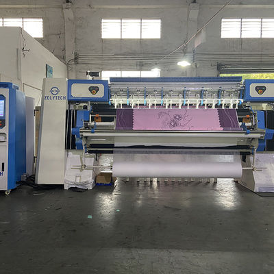 WV15 High speed computerized chain stitch computerized quilting machine for mattress 25.4mm needle distance