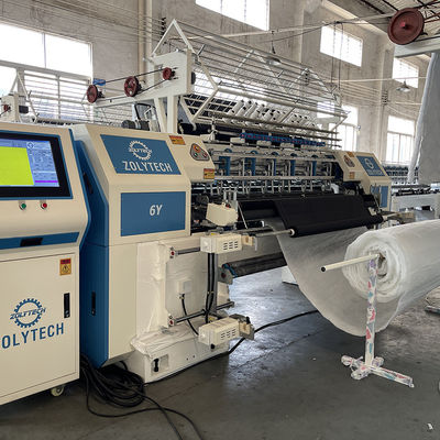 Automatic Multi Needle Quilting Machine Commputerized System 500-1100rpm Shuttle Machine 4.0KW