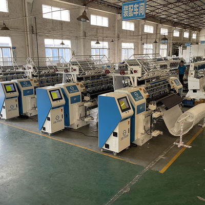 Shuttle Machine 4.0KW Commputerized Quilting System Automatic Multi Needle Quilting Machine  500-1100rpm
