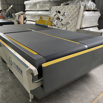 Automatic Flipping 3.37KW Computerized Automatic Mattress Tape Edge Machine  50-500mm Sewing Thickness