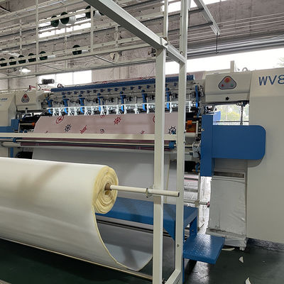 WV8 High Speed Computerized Chain Stitch Mattress Quilting Machine 25.4mm Needle Distance For Mattress