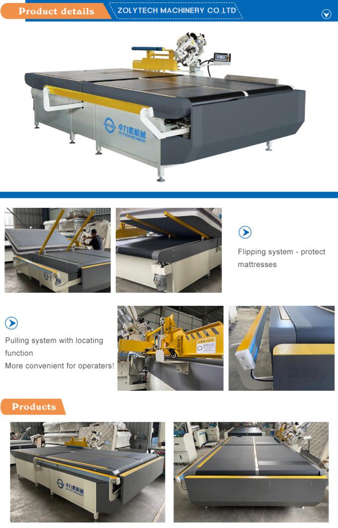 ZOLYTECH ZLTTE5A edging sewing Mattress tape edge machine automatic